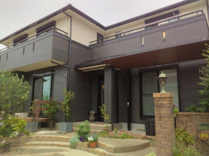 日進市　外壁塗装工事　屋根カバー工事