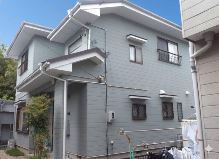 【施工事例】東郷町　外壁塗装工事　屋根カバー工事